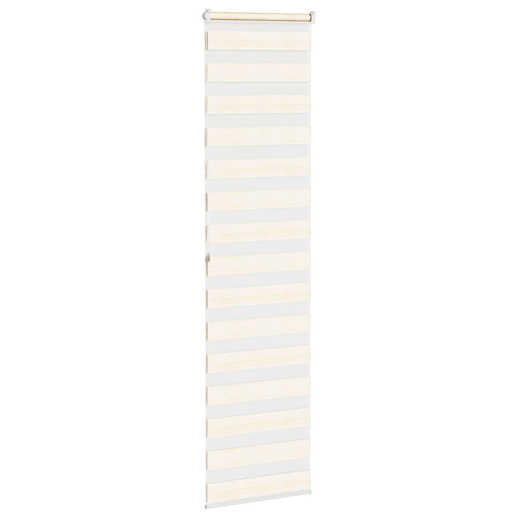 zebragardin marmorbeige 65x200 cm stofbredde 60,9 cm polyester