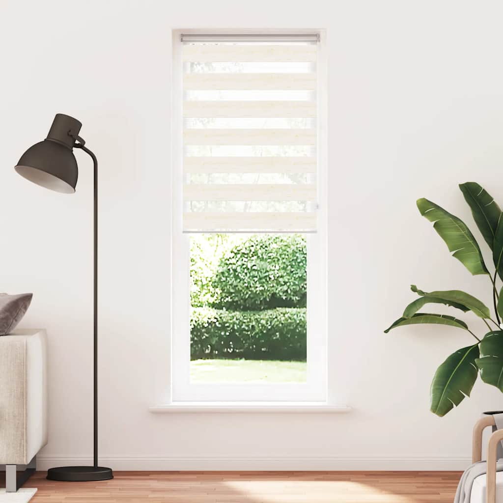 zebragardin marmorbeige 85x200 cm stofbredde 80,9 cm polyester