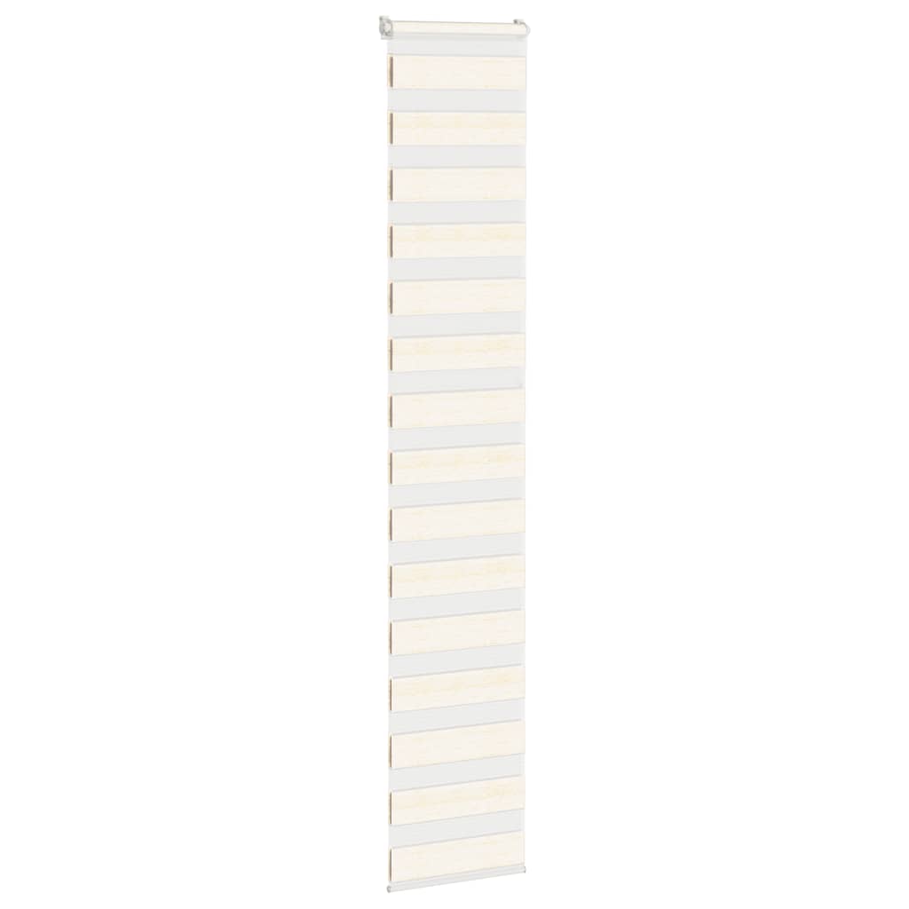 zebragardin marmorbeige 40x230 cm stofbredde 35,9 cm polyester