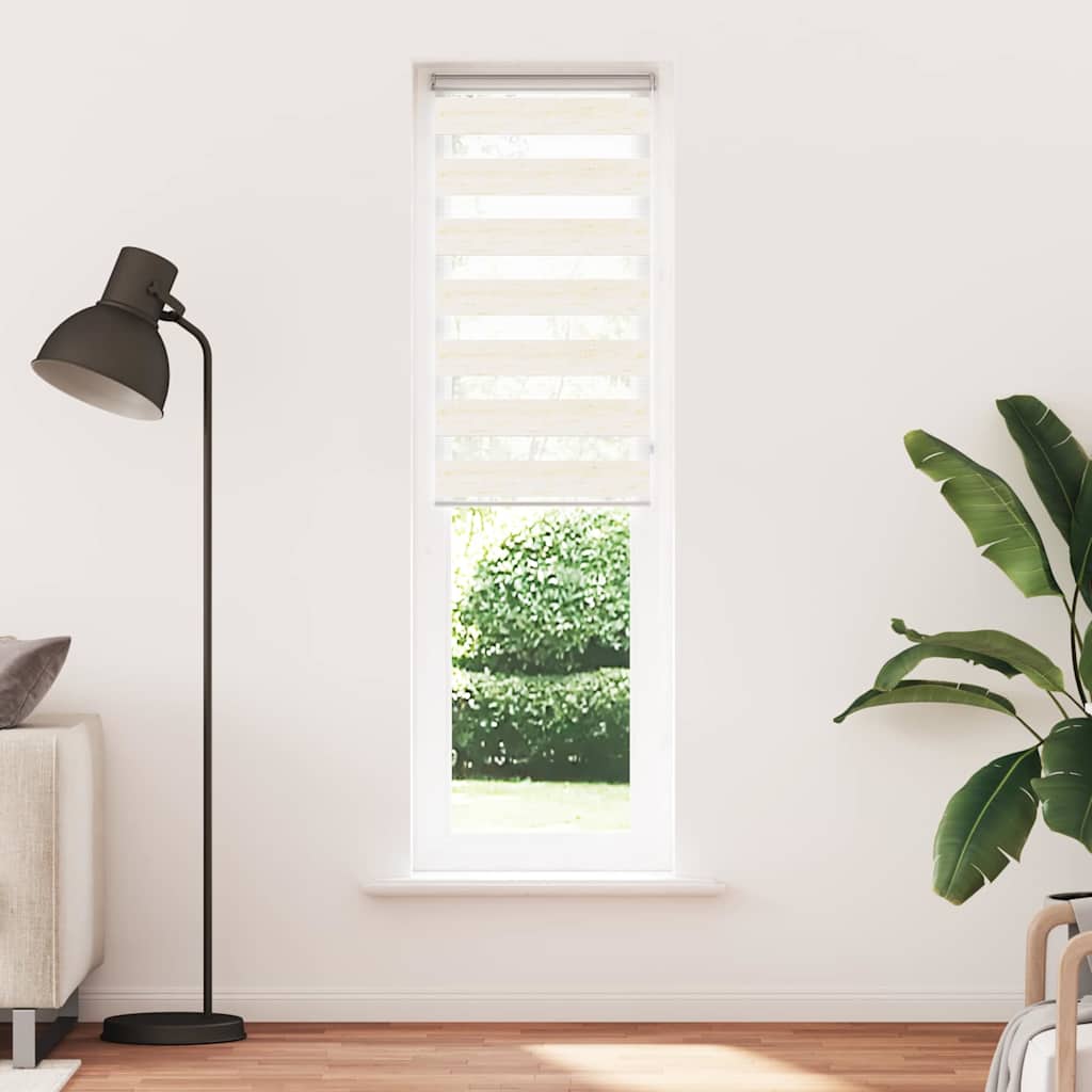 zebragardin marmorbeige 65x230 cm stofbredde 60,9 cm polyester