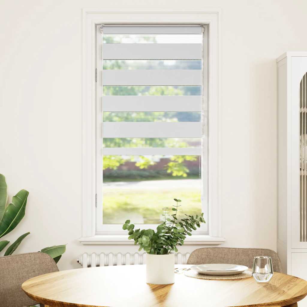 zebragardin hvid 55x100 cm stofbredde 50,9 cm polyester
