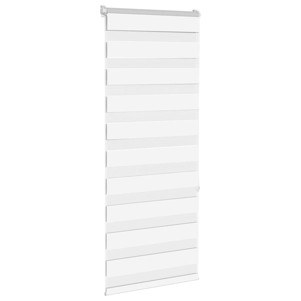 zebragardin hvid 55x150 cm stofbredde 50,9 cm polyester