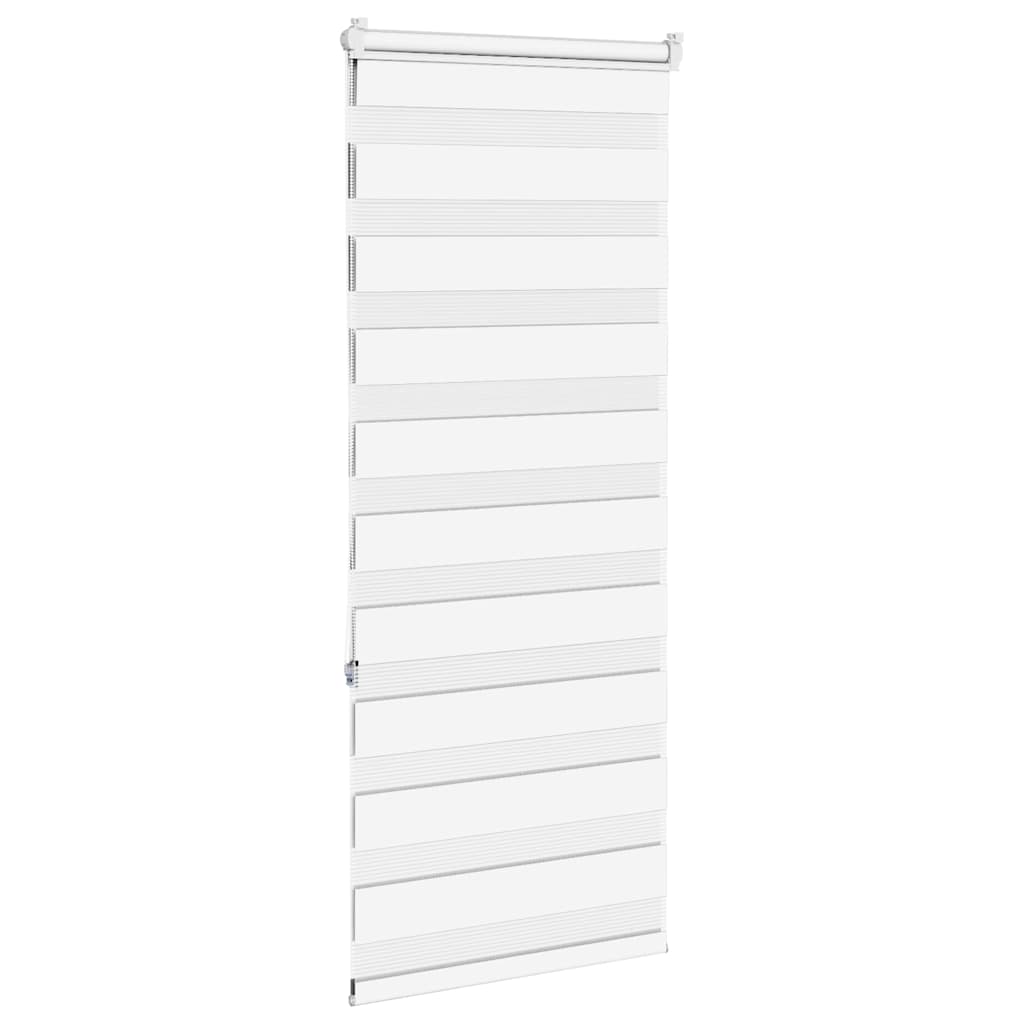 zebragardin hvid 55x150 cm stofbredde 50,9 cm polyester