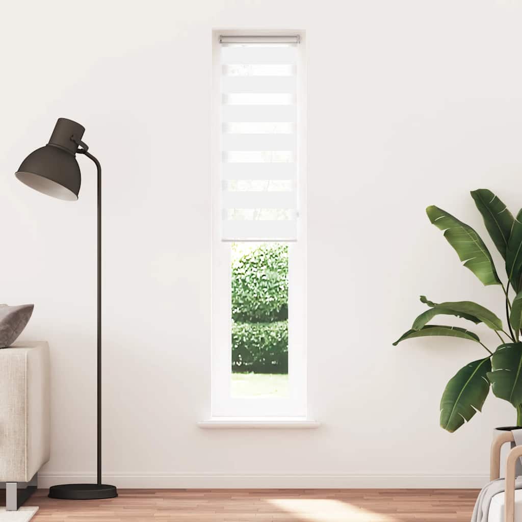 zebragardin hvid 45x200 cm stofbredde 40,9 cm polyester