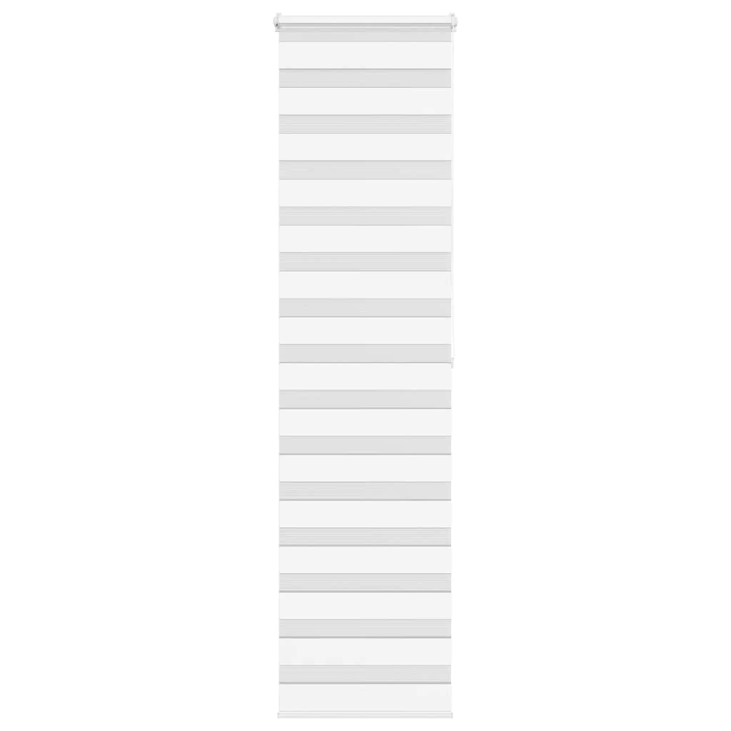 zebragardin hvid 65x200 cm stofbredde 60,9 cm polyester