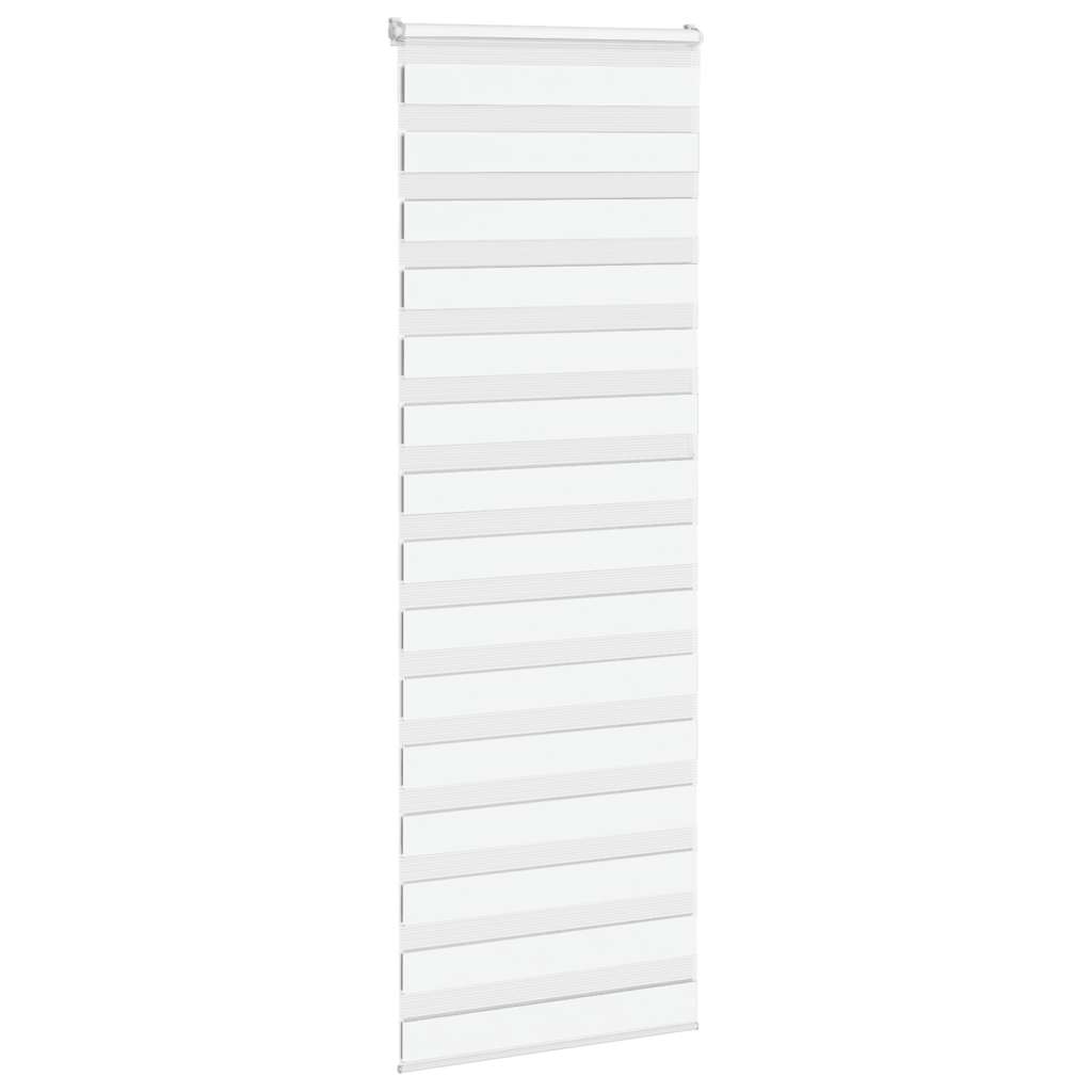 zebragardin hvid 85x200 cm stofbredde 80,9 cm polyester