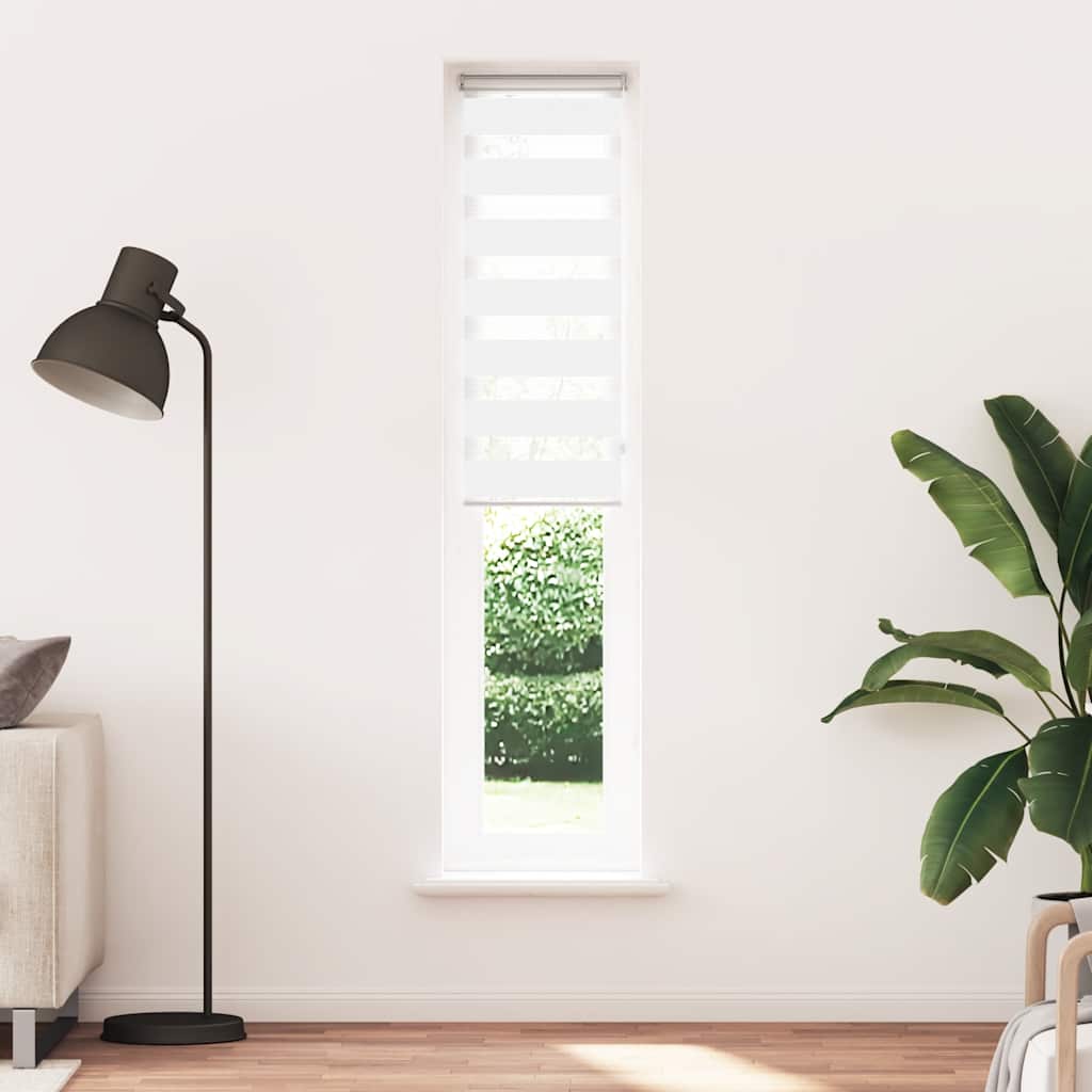 zebragardin hvid 40x230 cm stofbredde 35,9 cm polyester