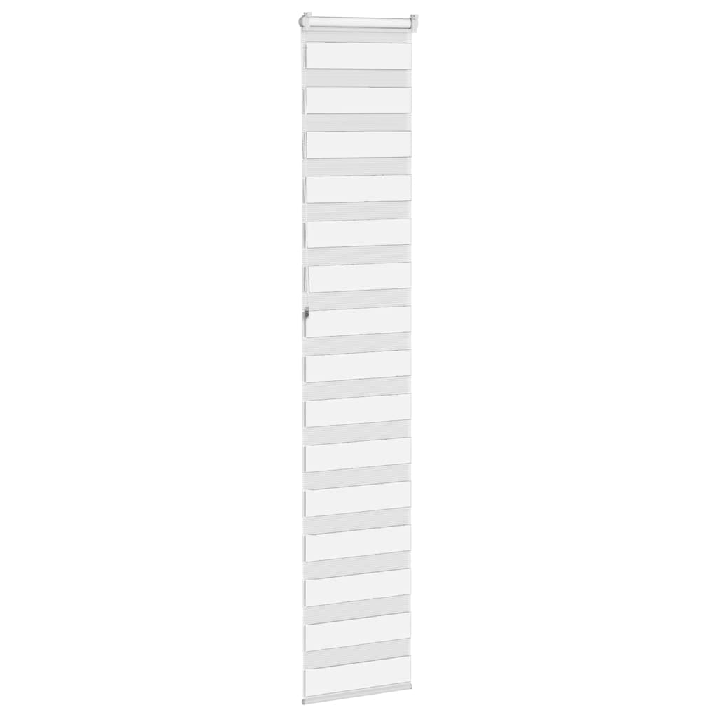 zebragardin hvid 45x230 cm stofbredde 40,9 cm polyester