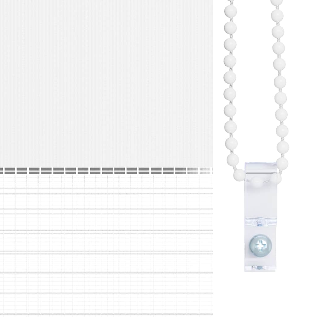 zebragardin hvid 45x230 cm stofbredde 40,9 cm polyester