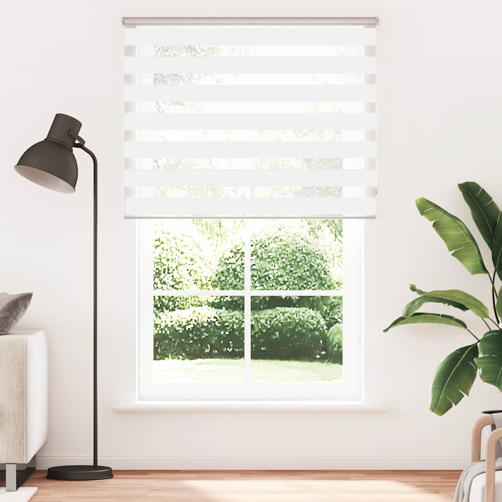 zebragardin hvid 140x230 cm stofbredde 135,9 cm polyester