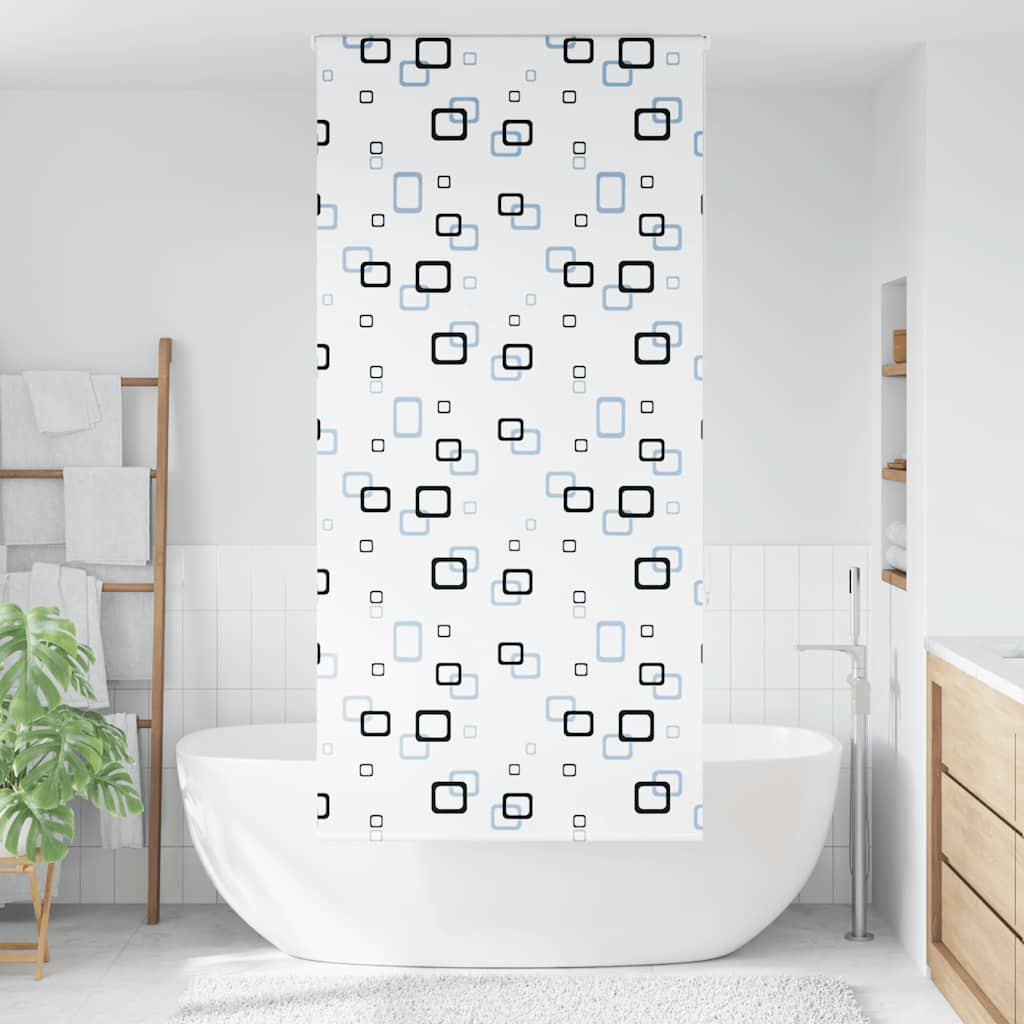 Bruserullegardin 90x240 cm Stofbredde 86 cm