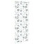 Bruserullegardin 90x240 cm Stofbredde 86 cm