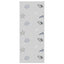 Bruserullegardin 90x240 cm Stofbredde 86 cm