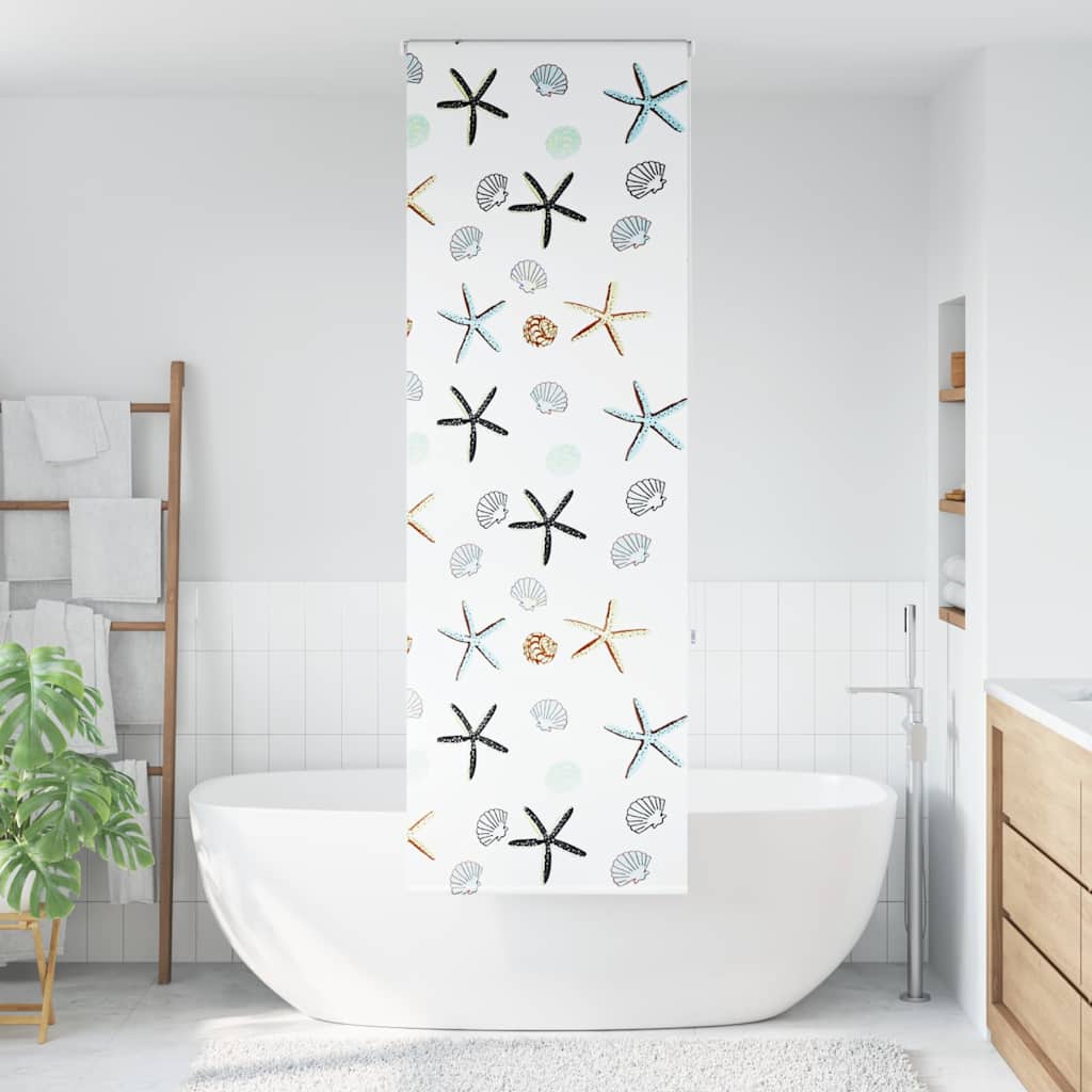 Bruserullegardin 60x240 cm Stofbredde 56 cm
