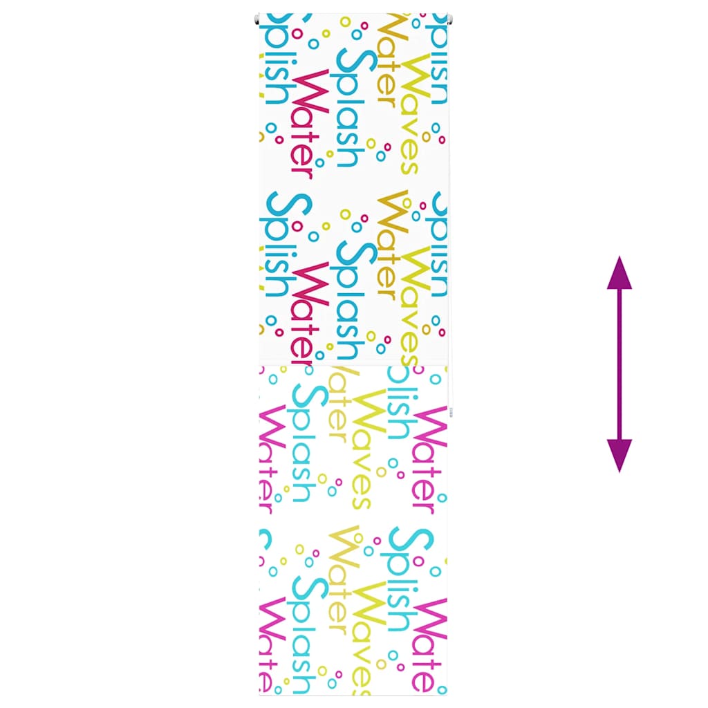 Bruserullegardin 70x240 cm Stofbredde 66 cm