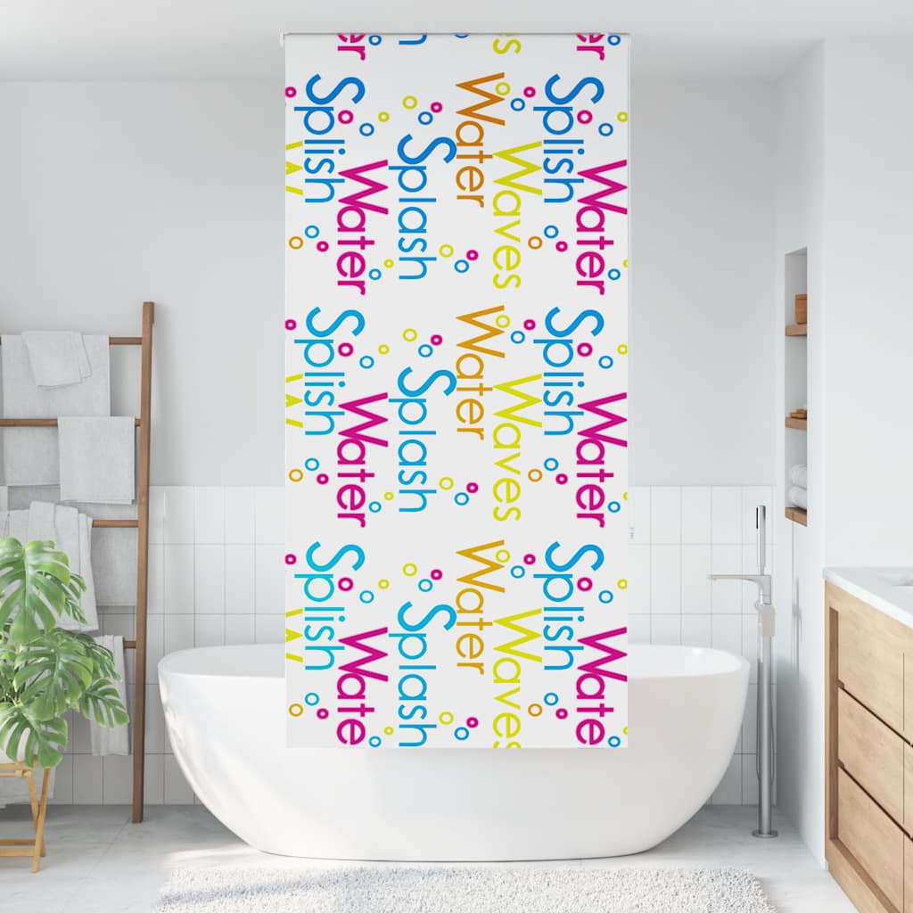 Bruserullegardin 90x240 cm Stofbredde 86 cm