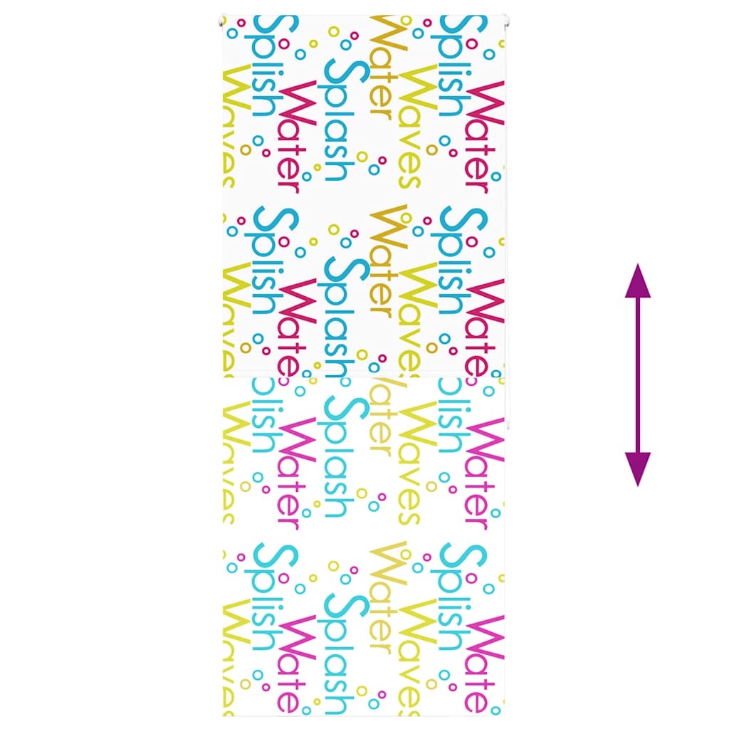 Bruserullegardin 110x240 cm Stofbredde 106 cm