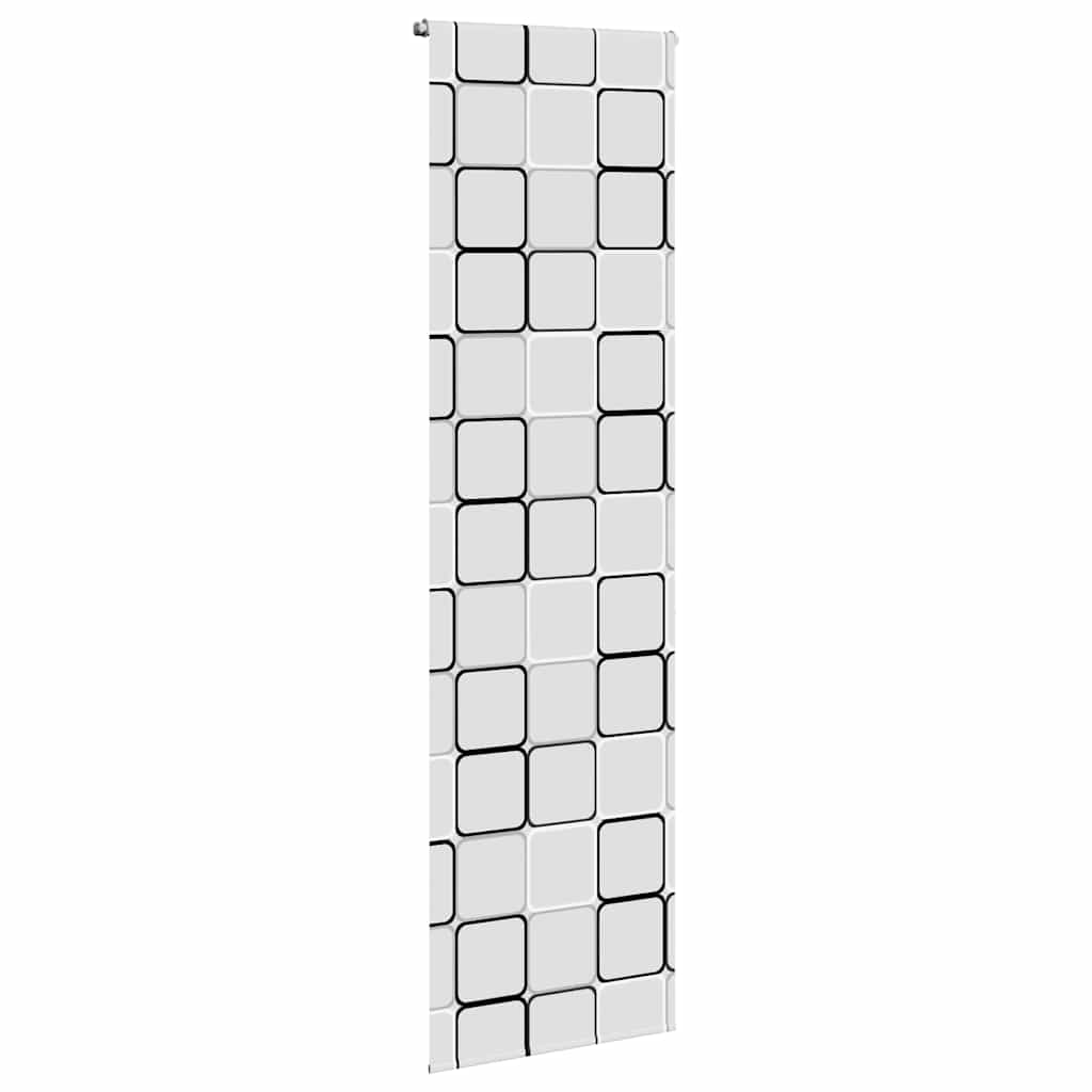Bruserullegardin 60x240 cm Stofbredde 56 cm