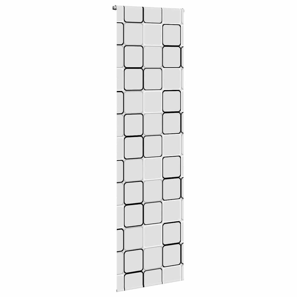Bruserullegardin 80x240 cm Stofbredde 76 cm