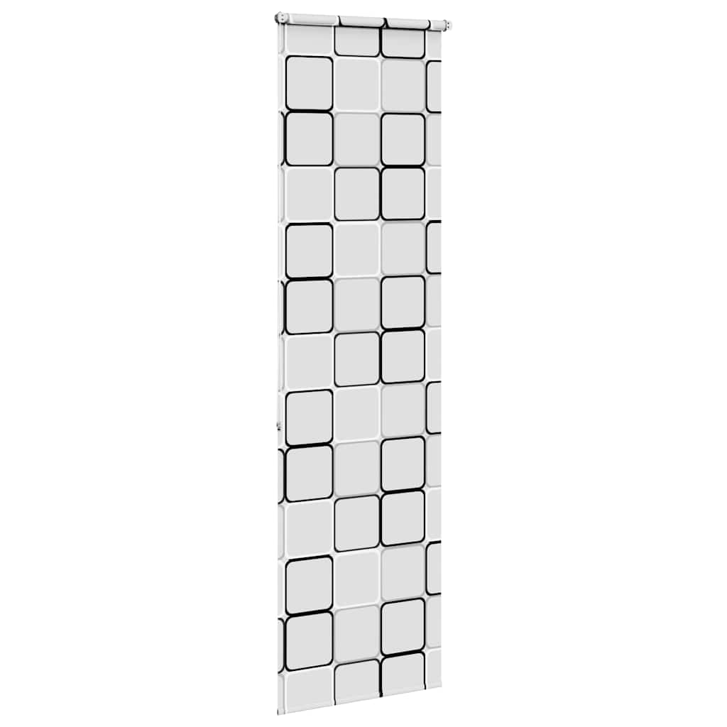 Bruserullegardin 80x240 cm Stofbredde 76 cm