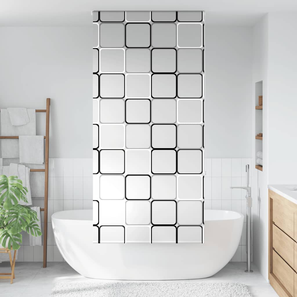 Bruserullegardin 90x240 cm Stofbredde 86 cm