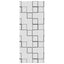 Bruserullegardin 100x240 cm Stofbredde 96 cm