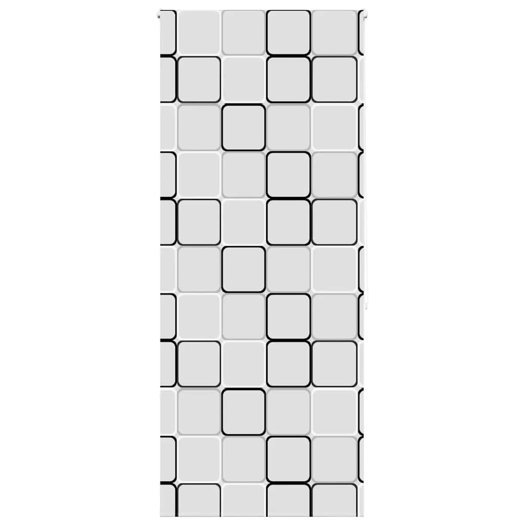 Bruserullegardin 110x240 cm Stofbredde 106 cm