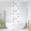 Bruserullegardin med kassette 60x240 cm Stofbredde 56 cm