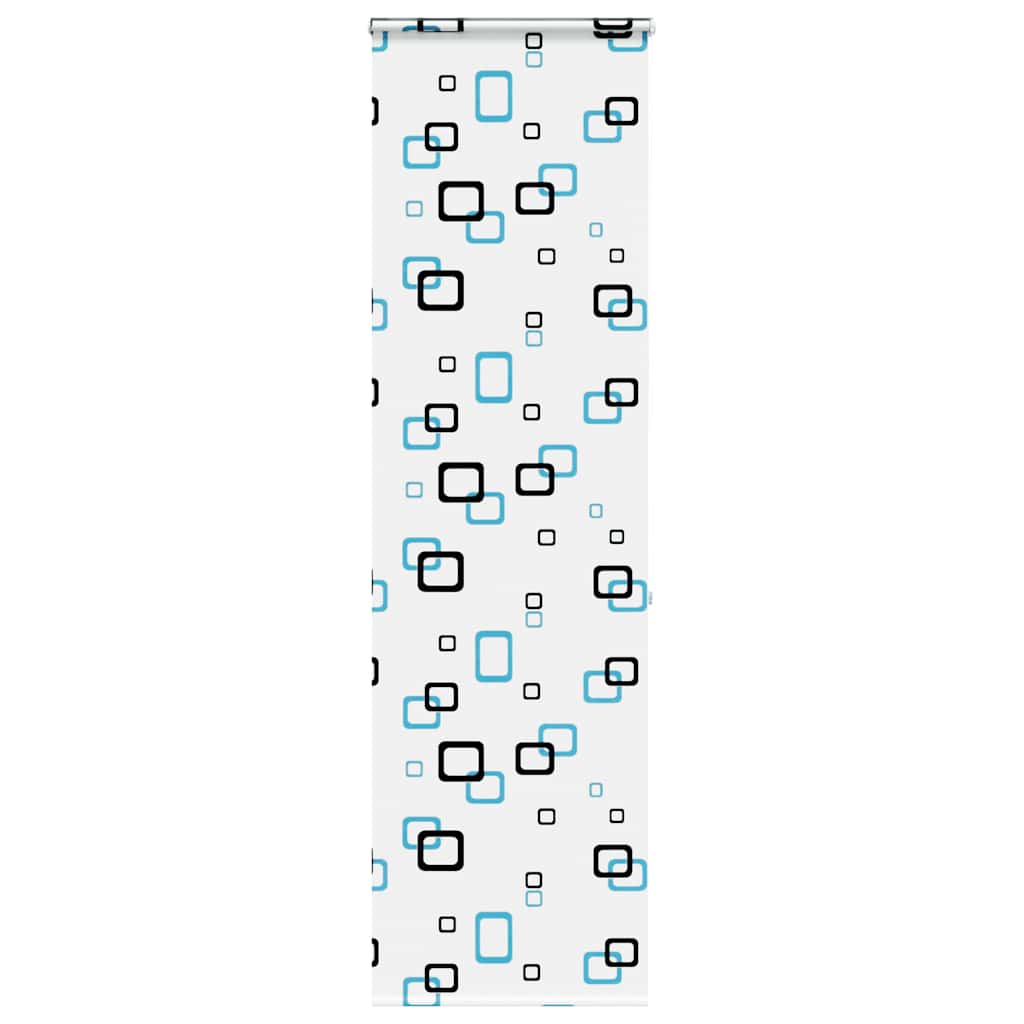 Bruserullegardin med kassette 80x240 cm Stofbredde 76 cm