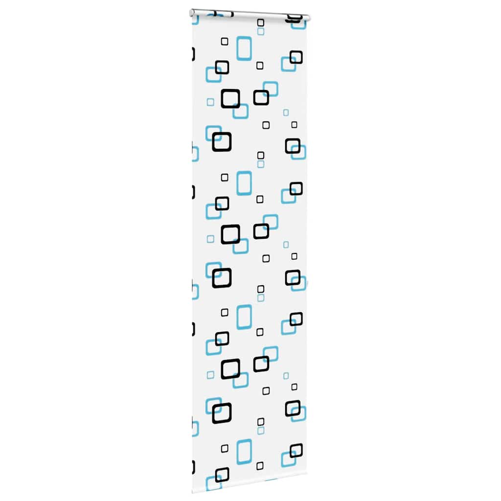 Bruserullegardin med kassette 80x240 cm Stofbredde 76 cm