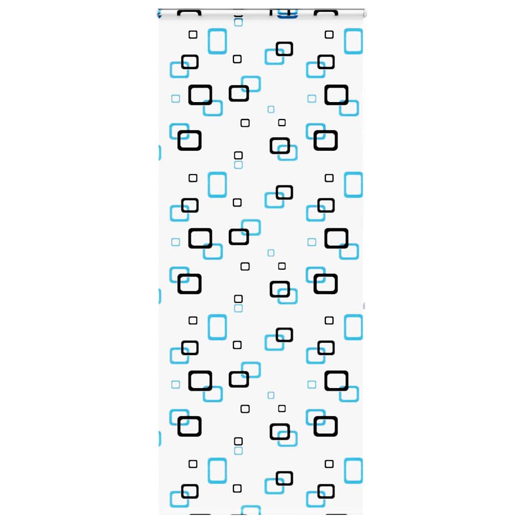 Bruserullegardin med kassette 90x240 cm Stofbredde 86 cm