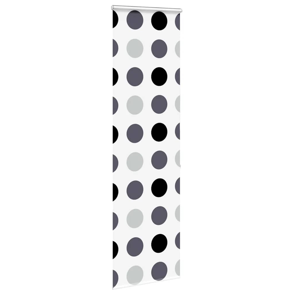 Bruserullegardin med kassette 60x240 cm Stofbredde 56 cm