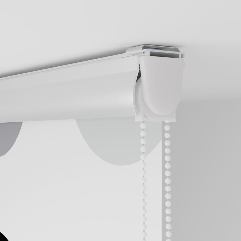 Bruserullegardin med kassette 60x240 cm Stofbredde 56 cm