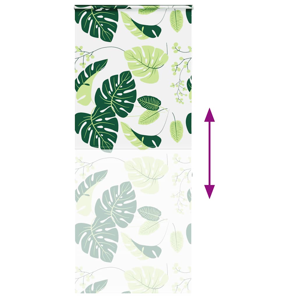 Bruserullegardin med kassette 90x240 cm Stofbredde 86 cm