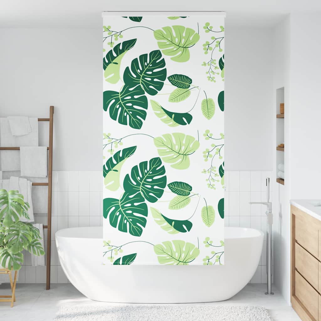 Bruserullegardin med kassette 100x240 cm Stofbredde 96 cm