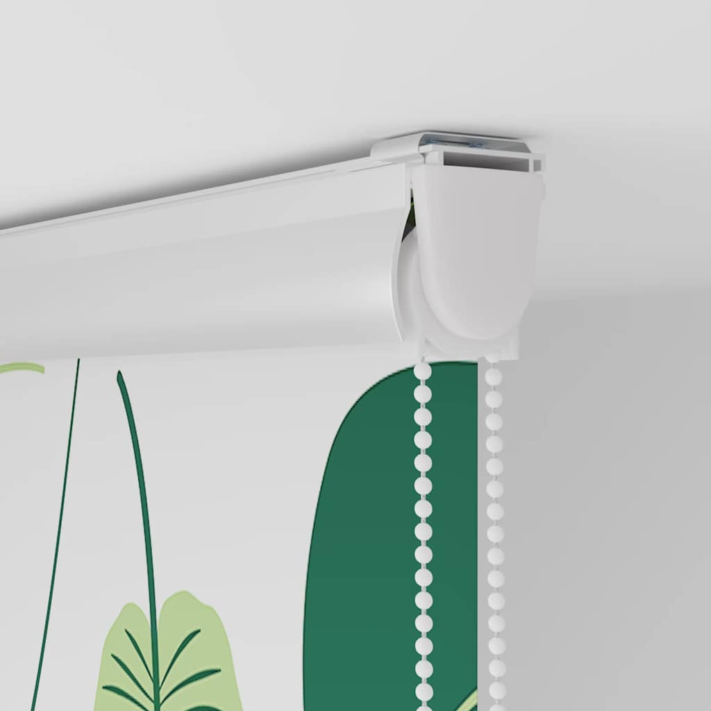 Bruserullegardin med kassette 110x240 cm Stofbredde 106 cm