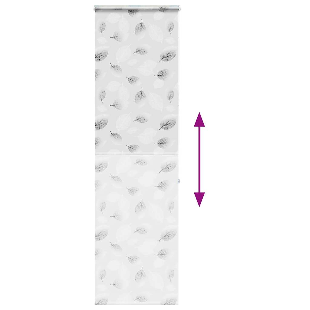 Bruserullegardin med kassette 60x240 cm Stofbredde 56 cm