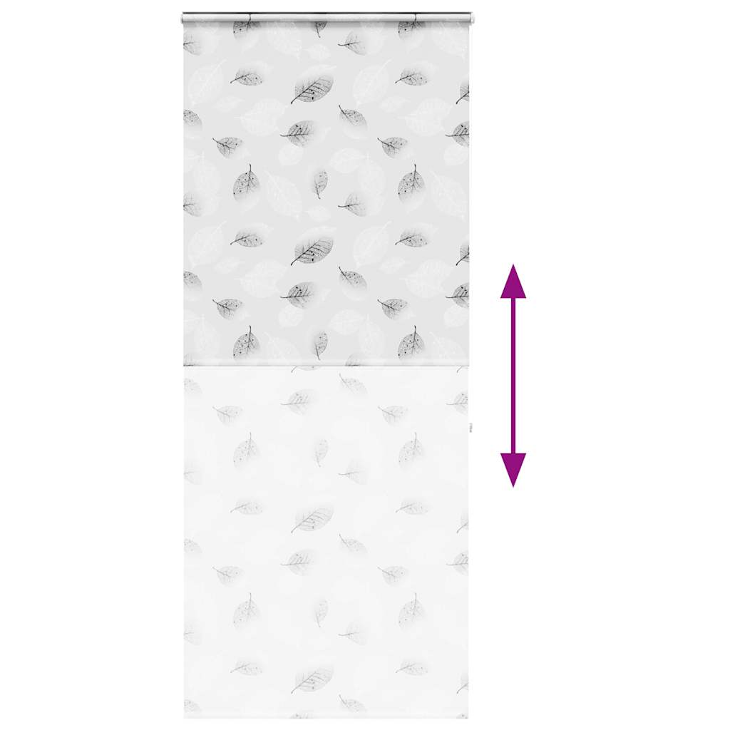 Bruserullegardin med kassette 110x240 cm Stofbredde 106 cm