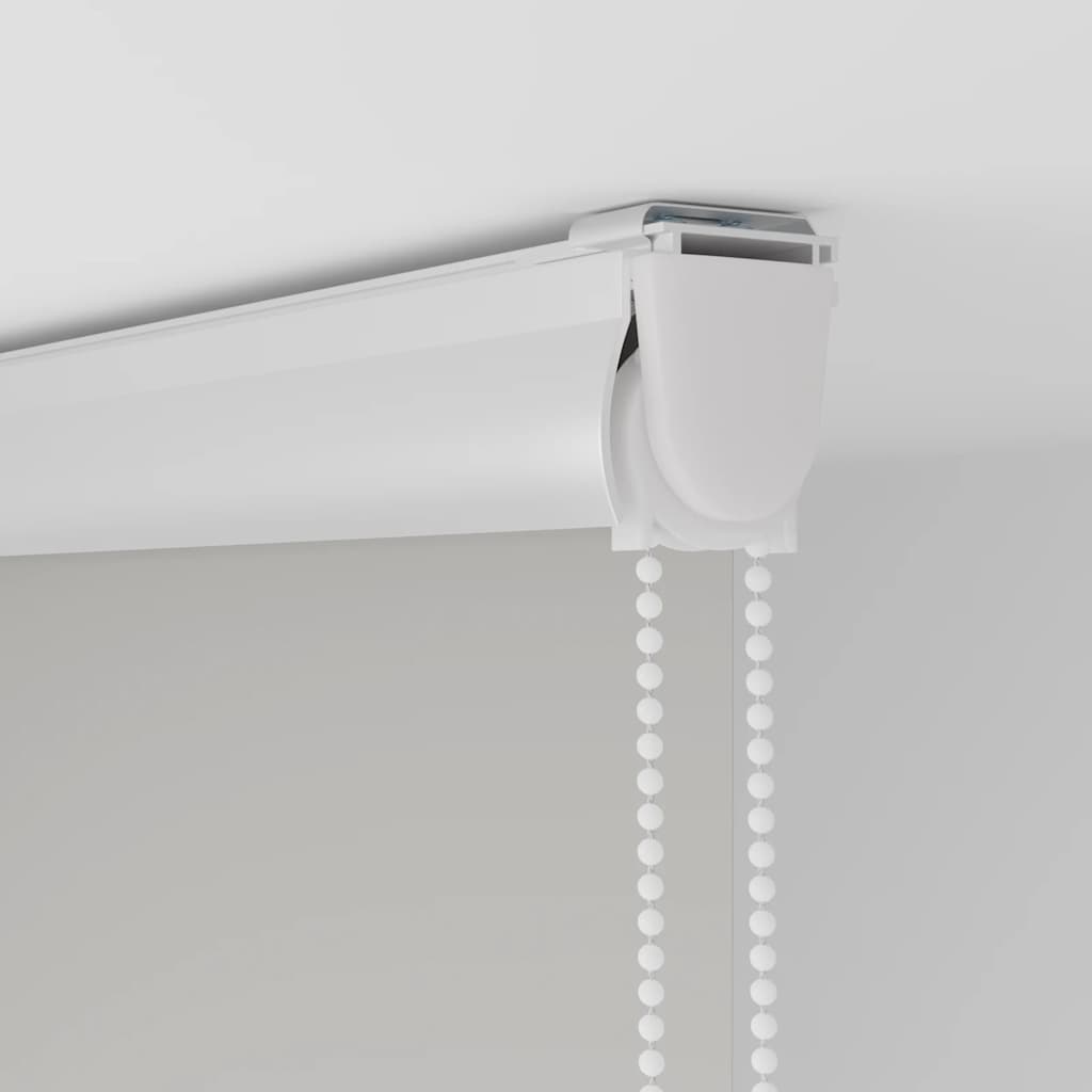 Bruserullegardin med kassette 80x240 cm Stofbredde 76 cm