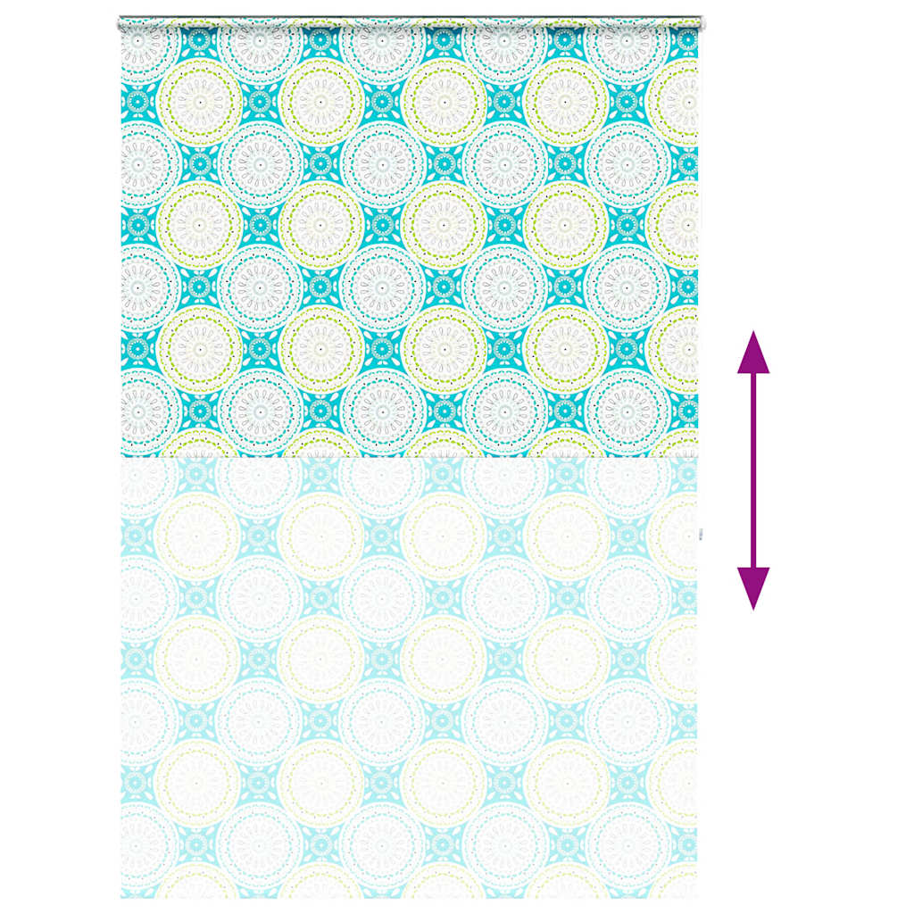 Bruserullegardin med kassette 160x240 cm Stofbredde 156 cm