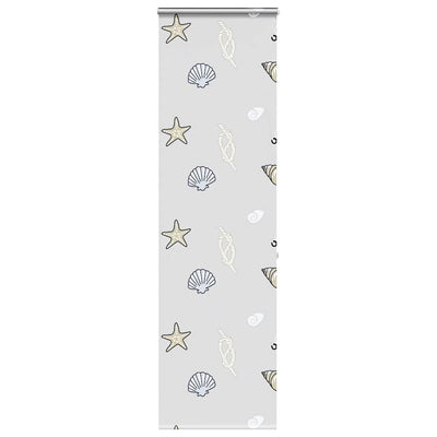 Bruserullegardin med kassette 70x240 cm Stofbredde 66 cm