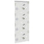 Bruserullegardin med kassette 90x240 cm Stofbredde 86 cm