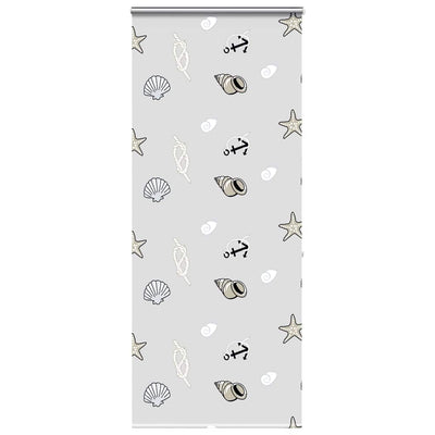 Bruserullegardin med kassette 110x240 cm Stofbredde 106 cm
