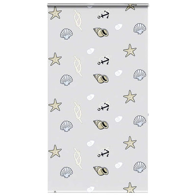 Bruserullegardin med kassette 140x240 cm Stofbredde 136 cm