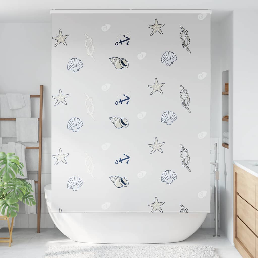 Bruserullegardin med kassette 150x240 cm Stofbredde 146 cm