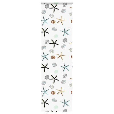 Bruserullegardin med kassette 60x240 cm Stofbredde 56 cm