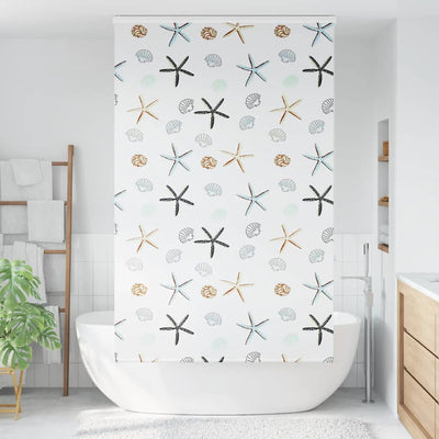Bruserullegardin med kassette 140x240 cm Stofbredde 136 cm