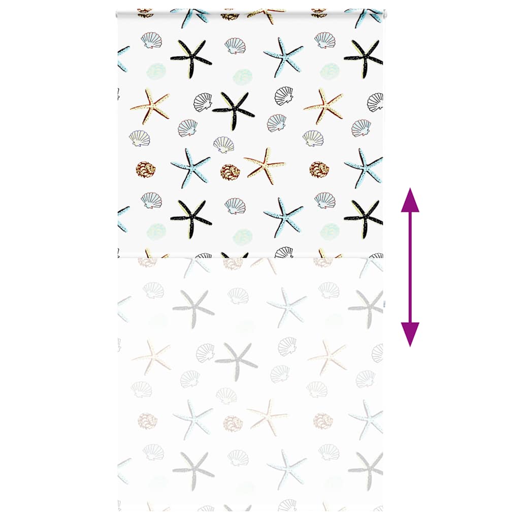 Bruserullegardin med kassette 140x240 cm Stofbredde 136 cm