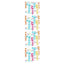 Bruserullegardin med kassette 60x240 cm Stofbredde 56 cm