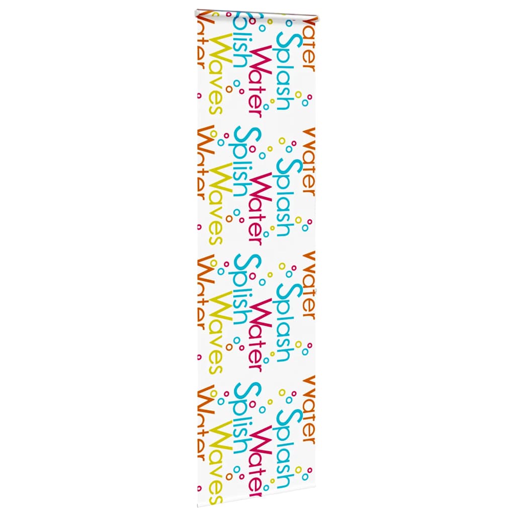Bruserullegardin med kassette 70x240 cm Stofbredde 66 cm